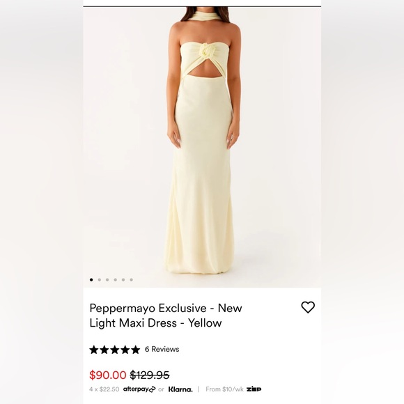 Peppermayo Strapless Dress - Picture 2 of 6